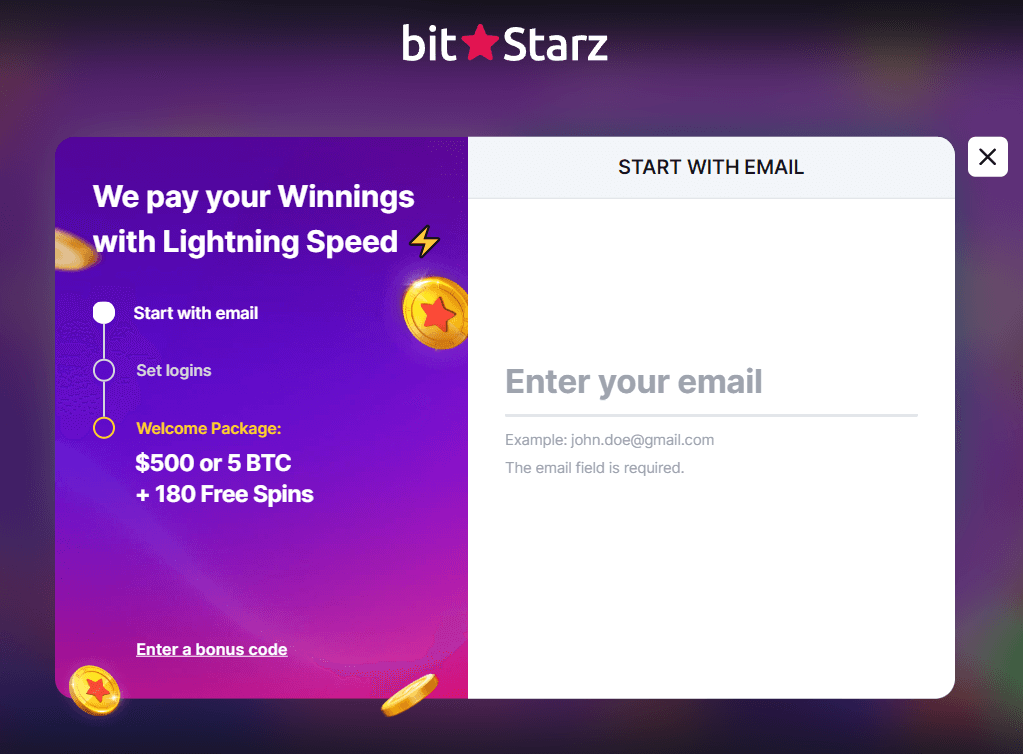 How to Register at BitStarz and Claim Bonuses?